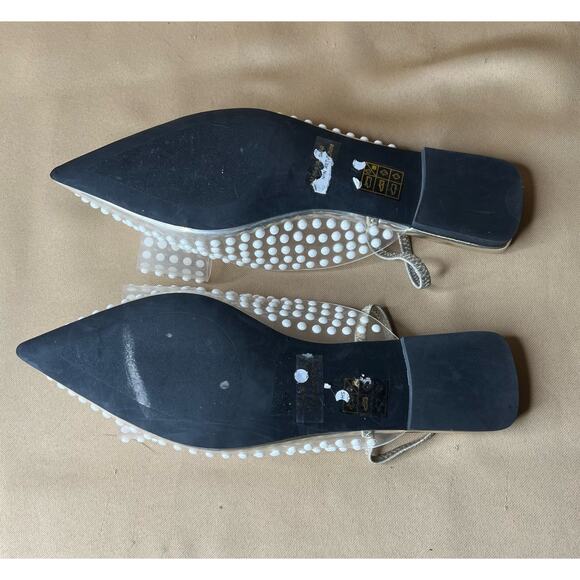 Jeffrey Campbell Pearl Flats Sandals 7 New - Picture 9 of 11